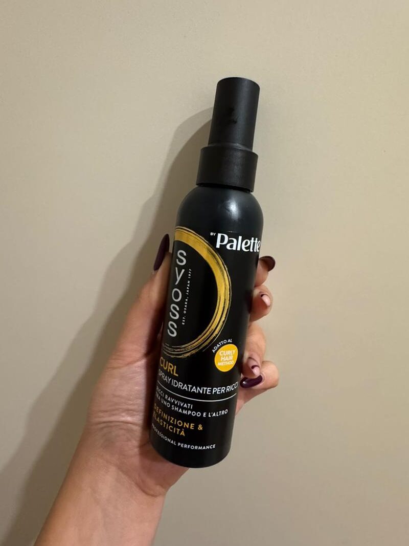 syoss Palette curl spray idratante per ricci