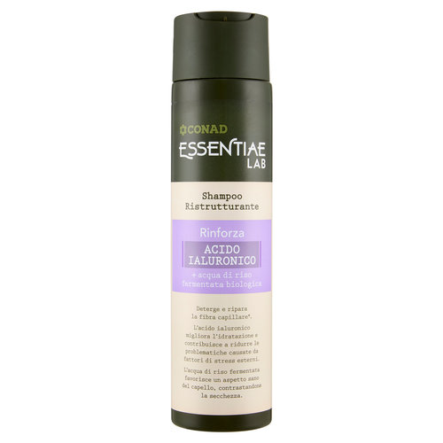 Conad Essentiae Shampoo Ristrutturante Rinforza Acido Ialuronico